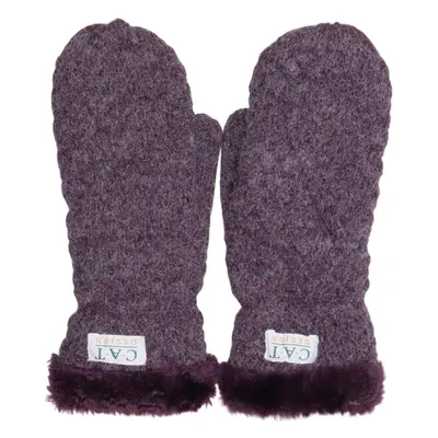Moufles (Violet) de Cat it Design Acrylique, Polyamide