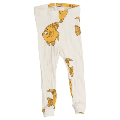 Leggings (Beige, Yellow) from Mini Rodini Cotton, Elastane