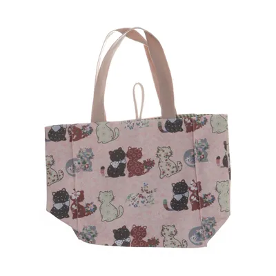 Canvas bag (Pink, Multicolored)