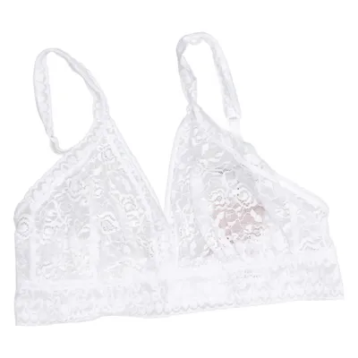 Bralette (Hvid) fra Lace Laboratory Elastan, Polyamid