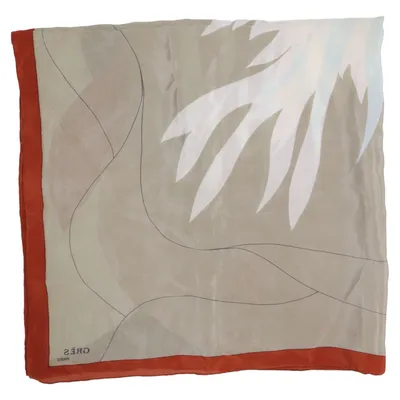 Scarf (Beige, Orange) från Gres Silke