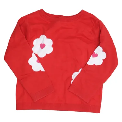 Sweater (Red, White) from Jacadi Cotton