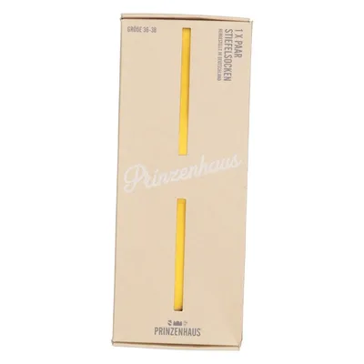 Chaussettes (Beige, Jaune) de Prinzenhaus Coton, Élasthane, Polyamide