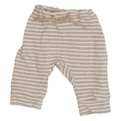 Pyjamasbyxor (Beige, Vit) från Lil' Atelier Ekologisk bomull