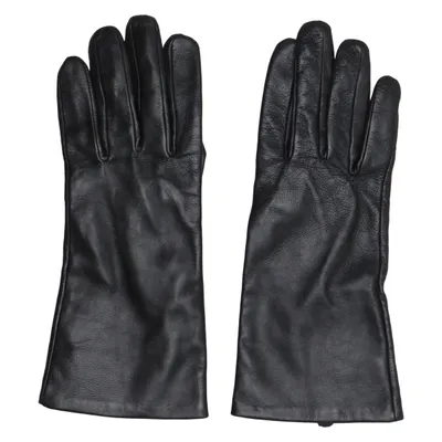 Leather gloves (Black) Leather, Polyester
