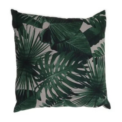 Prydnadskudde (Grön, Vit)