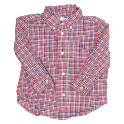 Button down shirt (Red, Multicolored) from Ralph Lauren Cotton