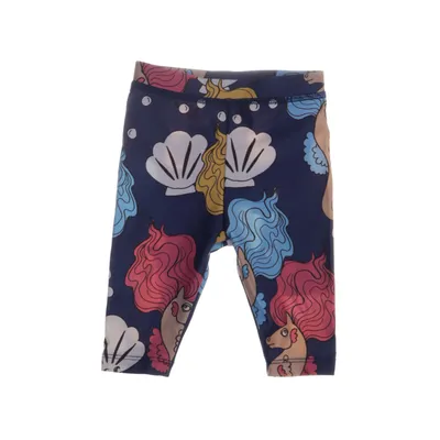 Badshorts (Blå, Flerfärgad) från Mini Rodini Elastan, Polyamid