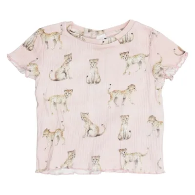 T-shirt (Rose, Multicolore) de Karolina Kijak x H&M Coton, Élasthane