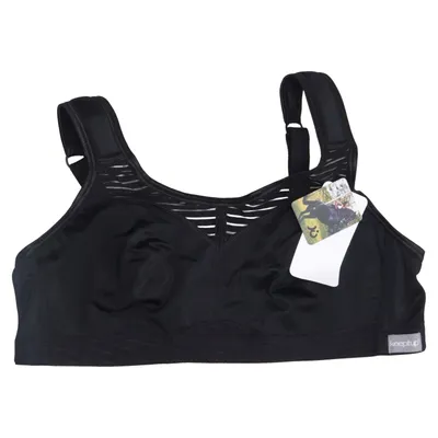 Sports bra (Black) from KeepItUp Elastane, Polyamide
