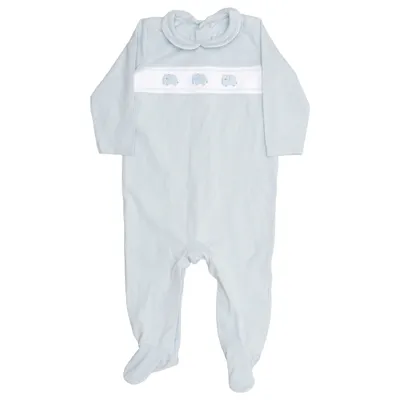 Barboteuse (Bleu) de Next Baby Coton, Élasthane
