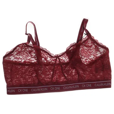 Bralette (Röd) från Calvin Klein Elastan, Polyamid