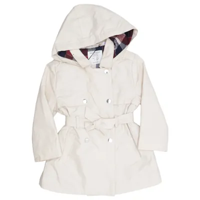 Trench-coat (Beige) de Zara BabyGirl Coton, Polyester