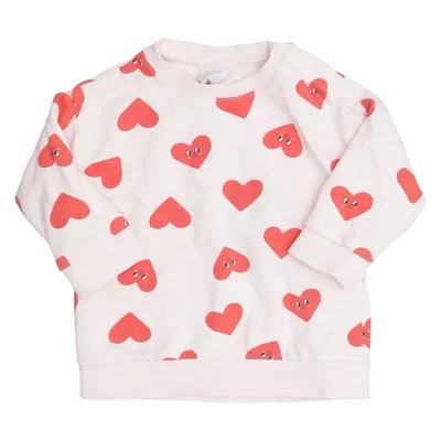 Sweatshirt (Roze, Rood, Meerkleurig) van Lindex Baby Katoen, Elastaan