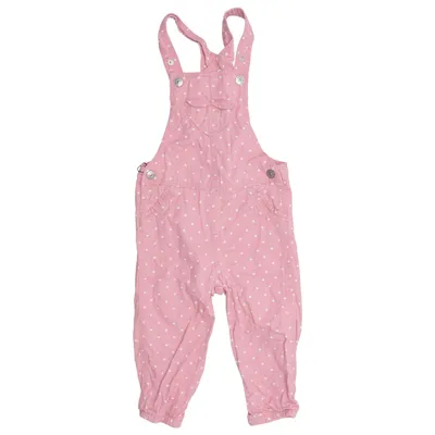 Dungarees (Pink, White) from H&M Cotton