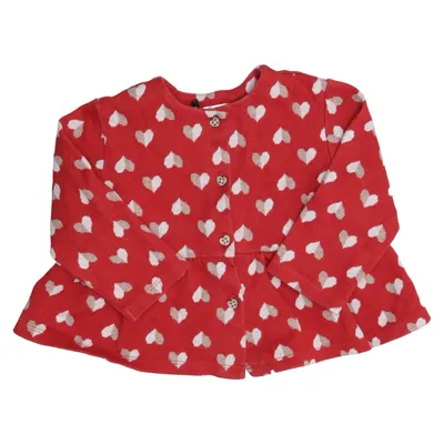Strickjacke (Rot, Beige) von Mayoral Newborn Baumwolle, Elasthan, Polyester