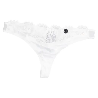 Thongs (White) from Noir by Hunkemöller Elastane, Polyamide, Polyester