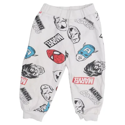 Sweatpants (Gray, Multicolored) from Marvel Comics Cotton