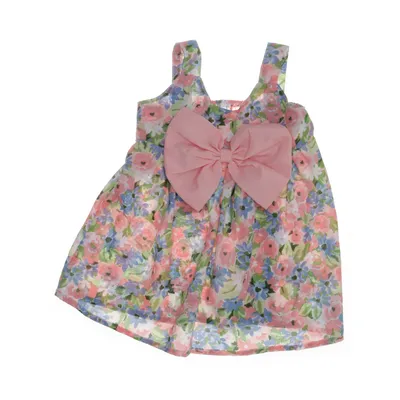 Klänning (Vit, Flerfärgad) Polyester
