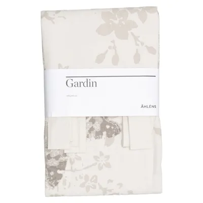 Gordijn aan roede (Beige) van Åhléns Katoen
