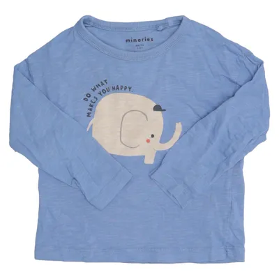 Långärmad t-shirt (Blå) från Minories Bomull