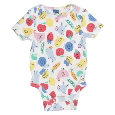 Body (White, Multicolored) from Old Navy Cotton, Elastane, Polyester