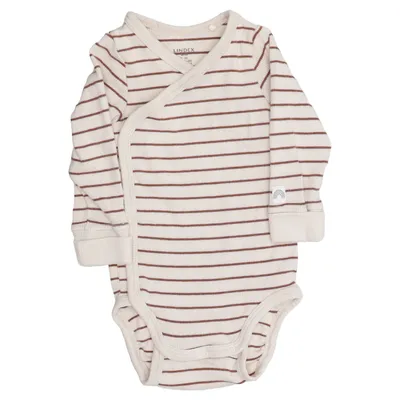 Body (Beige, Brun) fra Lindex Baby Bomuld, Elastan