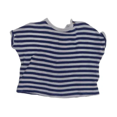 Top (Wit, Blauw) van Zara Katoen