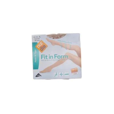 Nylon tights (Beige) from Lycra Polyamide, Elastane