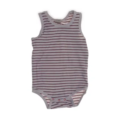 Body (Vit, Röd) från Alana Bomull