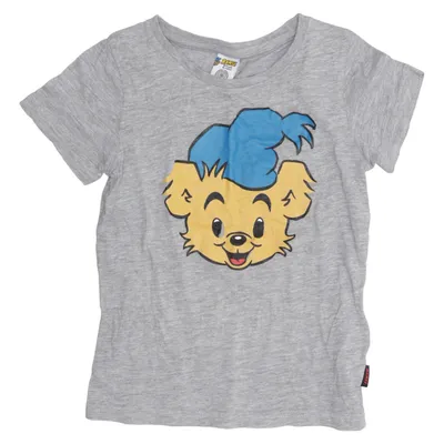 T-shirt (Grå, Flerfärgad) från Bamse by Lindex Bomull, Viskos