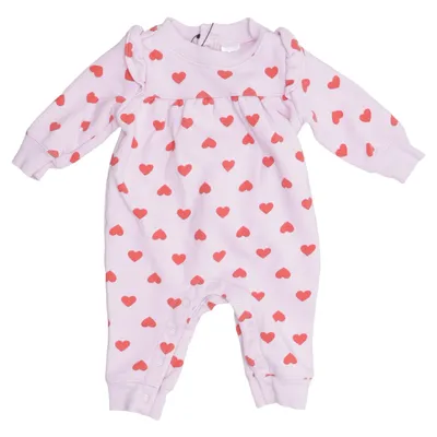 Rompers (Pink, Red) from Carter's Cotton, Elastane, Polyester