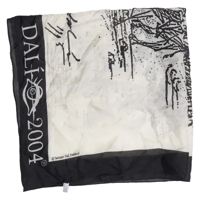 Halsdoek (Wit, Zwart) van Salvador Dali Zijde