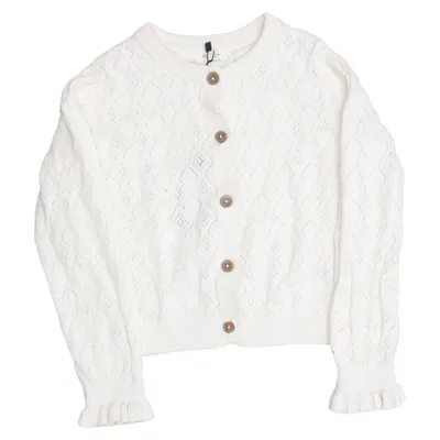 Cardigan (White) from Newbie by KappAhl Cotton