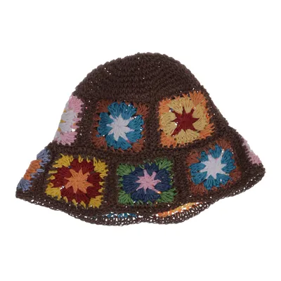 Buckethatt (Brun, Flerfärgad) från Zara