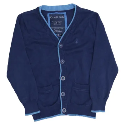 Cardigan (Bleu) de Coolclub Coton