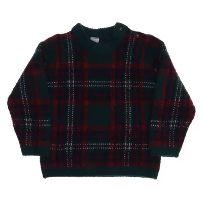 Tröja (Grön, Flerfärgad) från H&M Baby Ull, Elastan, Bomull, Polyamid