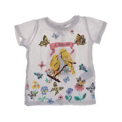 T-shirt (Vit, Flerfärgad) från Nathalie Lété x H&M Bomull