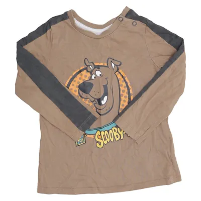 Long sleeve T-shirt (Brown) from Scooby-Doo Cotton