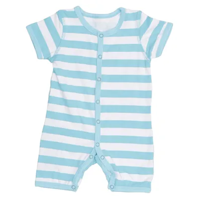 Rompertjes (Blauw, Wit) van Snoozy Katoen, Elastaan