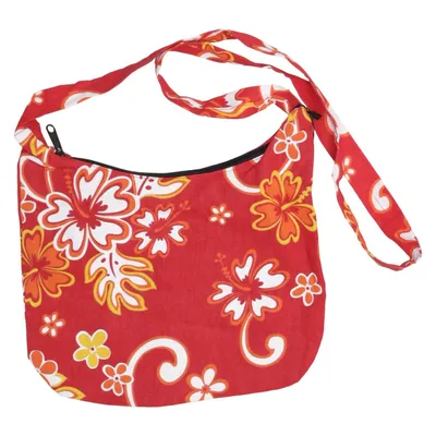 Sac à bandoulière (Rouge, Multicolore)