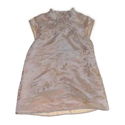 Cheongsam (Beige, Multicolore) de H&M Coton, Nylon, Polyester