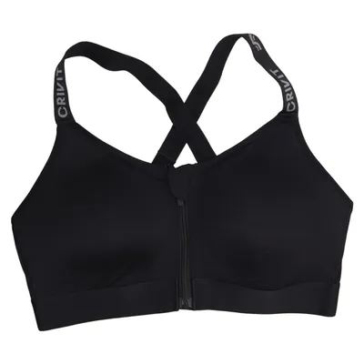 Brassière (Noir) de Crivit Élasthane, Polyamide, Polyester