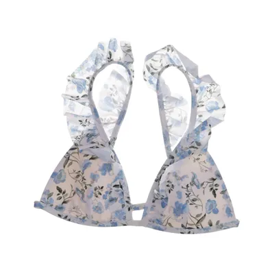 Bikinioberteil (Weiß, Mehrfarbig) von H&M Polyamid, Elasthan, Polyester
