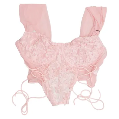 Bustier (Pink) Elastane, Polyester