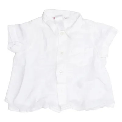 Korte mouwen shirt (Wit) van Bonpoint Linnen, Viscose