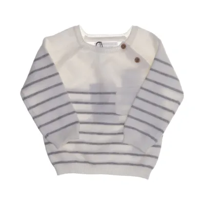Pull-over (Blanc, Gris) de Primark Cares Polyamide, Polyester, Viscose