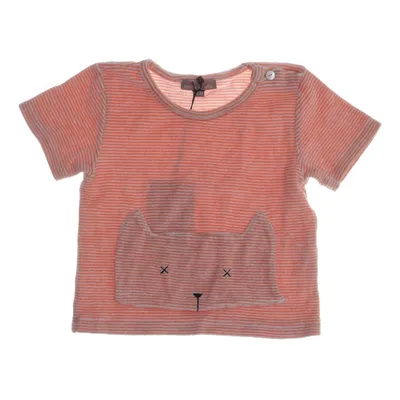 T-shirt (Beige, White) from Émile et Ida Cotton, Polyester