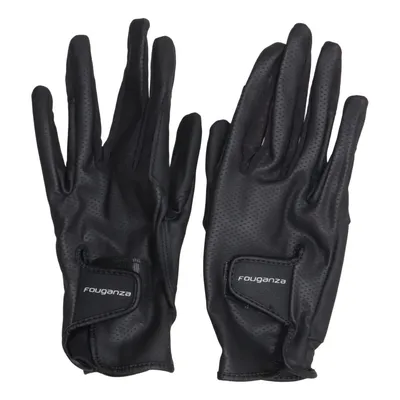 Riding gloves (Black) from Fouganza