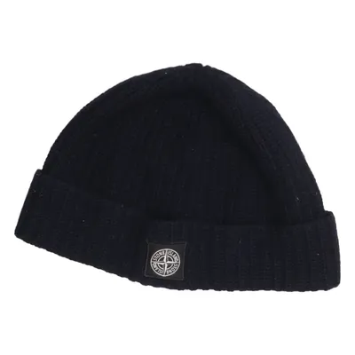 Beanie-Mütze (Schwarz) von Stone Island Wolle